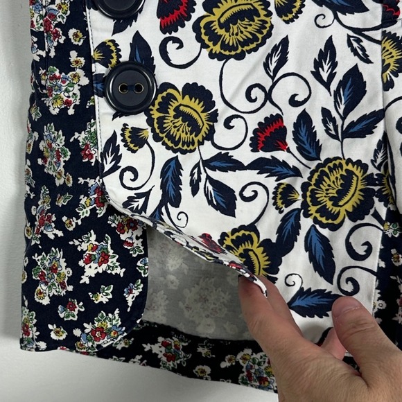 Anthropologie Sailor Shorts Womens Size 0 Blossomed Floral Print Bohemian Boho - Picture 4 of 16